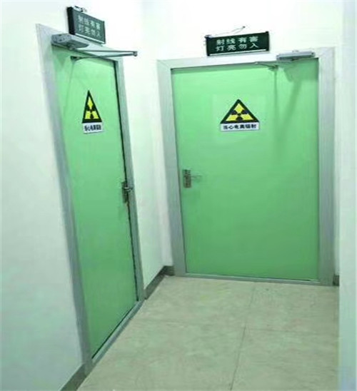 内蒙古厂家定制防 辐射铅门 CT室铅门 放射科射线防护施工